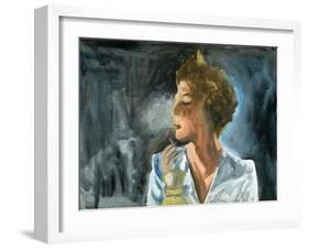 23.10.09 - She Had One Last Cigarette before She Went to Bed, 2009-Cathy Lomax-Framed Giclee Print