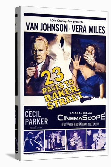 23 Paces to Baker Street,  Van Johnson, Vera Miles, 1956-null-Stretched Canvas