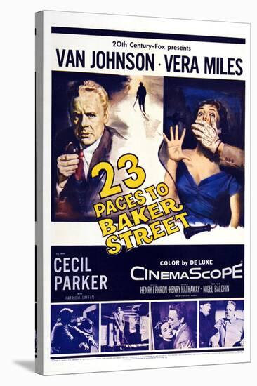 23 Paces to Baker Street,  Van Johnson, Vera Miles, 1956-null-Stretched Canvas