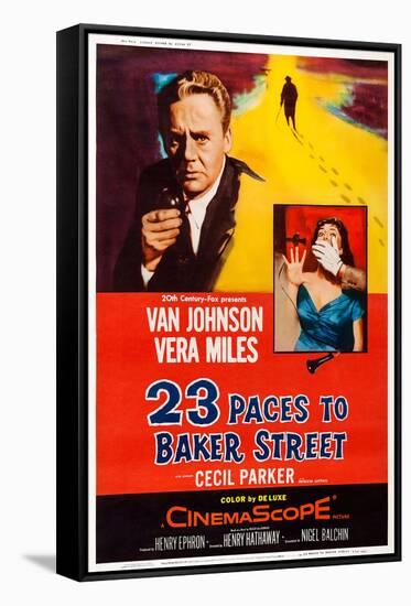 23 Paces to Baker Street-null-Framed Stretched Canvas