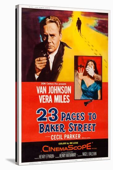 23 Paces to Baker Street-null-Stretched Canvas