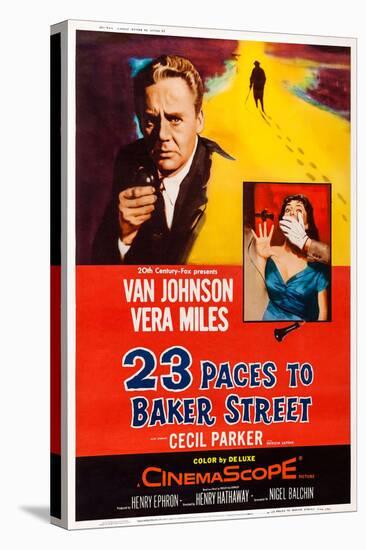 23 Paces to Baker Street-null-Stretched Canvas
