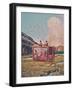 #236-spacerocket art-Framed Photographic Print