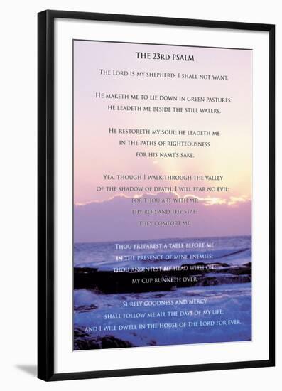 23rd Psalm-null-Framed Art Print