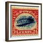 24-cent Curtis Jenny Invert Stamp-null-Framed Art Print