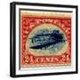 24-cent Curtis Jenny Invert Stamp-null-Framed Art Print