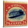 24-cent Curtis Jenny Invert Stamp-null-Stretched Canvas
