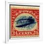 24-cent Curtis Jenny Invert Stamp-null-Framed Art Print