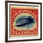 24-cent Curtis Jenny Invert Stamp-null-Framed Art Print