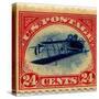 24-cent Curtis Jenny Invert Stamp-null-Stretched Canvas