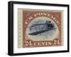 24-Cent U.S. Postage Stamp with an Inverted Jenny-null-Framed Art Print