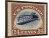 24-Cent U.S. Postage Stamp with an Inverted Jenny-null-Framed Art Print