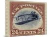 24-Cent U.S. Postage Stamp with an Inverted Jenny-null-Mounted Art Print