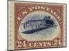 24-Cent U.S. Postage Stamp with an Inverted Jenny-null-Mounted Art Print