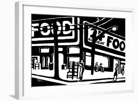 24 Hour Food-Josh Byer-Framed Giclee Print