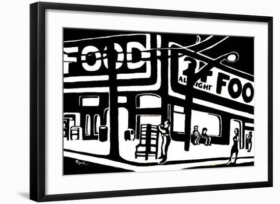 24 Hour Food-Josh Byer-Framed Giclee Print