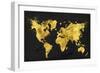 24 Karat World in Black-Tina Lavoie-Framed Giclee Print