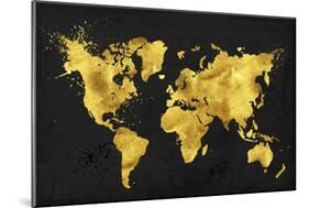 24 Karat World in Black-Tina Lavoie-Mounted Giclee Print