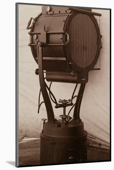 24" Projector with Shade on Front-null-Mounted Photographic Print