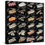 24 Types Of Sushi Rolls-Lev4-Stretched Canvas