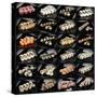 24 Types Of Sushi Rolls-Lev4-Stretched Canvas