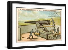 240 Mm Siege Cannon-null-Framed Giclee Print