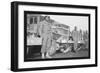 24th Infantry Waiting to Advance on Japanese-null-Framed Premium Giclee Print