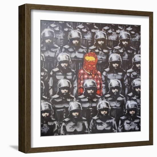 24th Street #2-Banksy-Framed Giclee Print