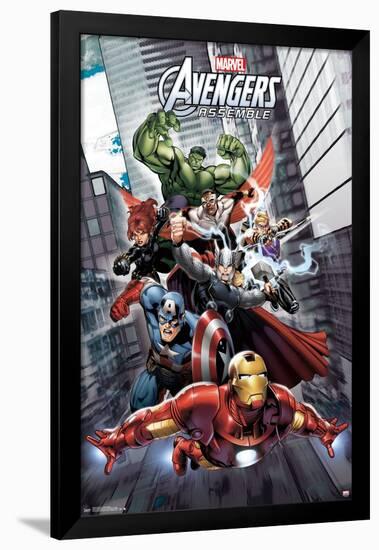 24X36 Avengers Assemble-Trends International-Framed Poster