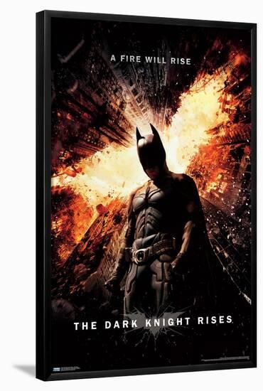 24X36 DC Comics The Dark Knight Rises - One Sheet-Trends International-Framed Poster