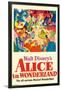 24X36 Disney Alice in Wonderland - One Sheet Premium Poster-null-Framed Poster