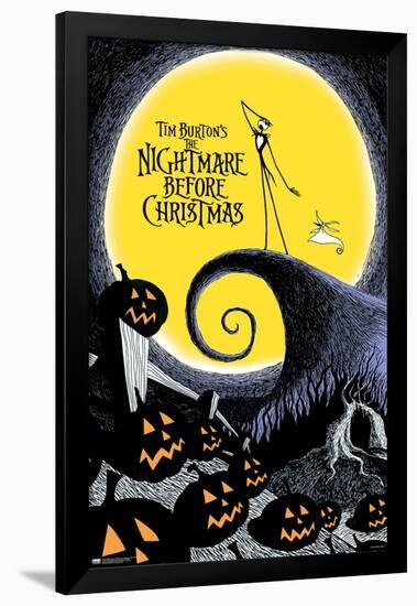 24X36 Disney Tim Burton's The Nightmare Before Christmas-Trends International-Framed Poster