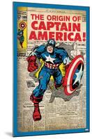 24X36 Marvel Comics - Captain America - The Original-Trends International-Mounted Poster