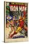 24X36 Marvel Comics - Iron Man - Cover #25-Trends International-Stretched Canvas