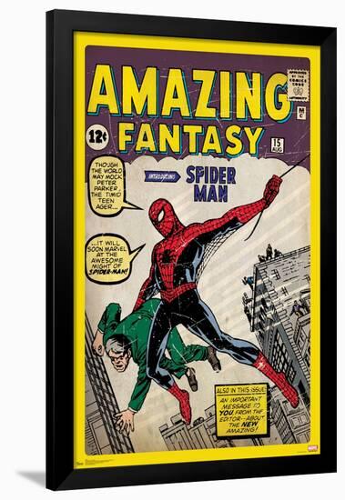 24X36 Marvel Comics - Spider-Man - Cover-Trends International-Framed Poster