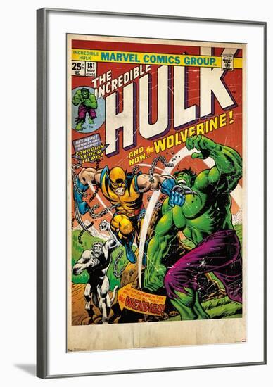 24X36 Marvel Comics - Wolverine - Cover Premium Poster-null-Framed Poster