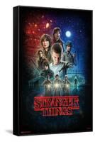 24X36 Netflix Stranger Things - One Sheet-Trends International-Framed Stretched Canvas