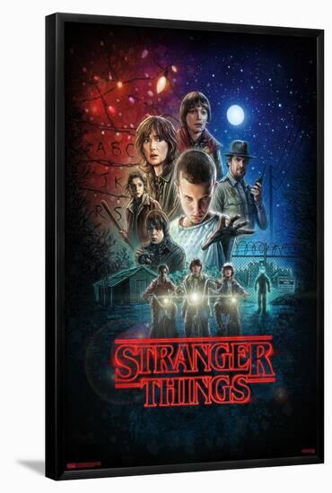 24X36 Netflix Stranger Things - One Sheet-Trends International-Framed Poster