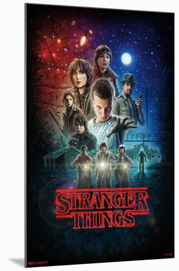 24X36 Netflix Stranger Things - One Sheet-Trends International-Mounted Poster