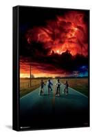 24X36 Netflix Stranger Things: Season 2 - Key Art-Trends International-Framed Stretched Canvas