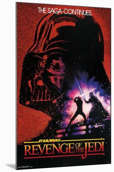 24X36 Star Wars: Revenge Of The Jedi - One Sheet-Trends International-Mounted Poster