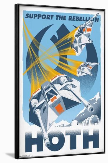 24X36 Star Wars: The Empire Strikes Back - Hoth Premium Poster-null-Framed Standard Poster