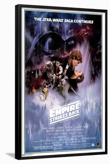 24X36 Star Wars: The Empire Strikes Back - One Sheet-Trends International-Framed Poster