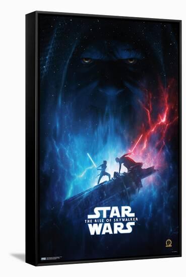 24x36 Star Wars: The Rise of Skywalker - One Sheet-Trends International-Framed Stretched Canvas