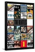 24X36 The Beatles - Albums-null-Framed Standard Poster