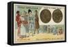 25 Centimes Piece of Year III, 1794-1795-null-Framed Stretched Canvas