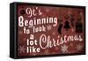 25 Days Til'Christmas 034-LightBoxJournal-Framed Stretched Canvas