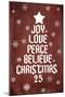 25 Days Til'Christmas 04 Snowflakes-LightBoxJournal-Mounted Giclee Print