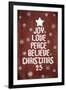 25 Days Til'Christmas 04 Snowflakes-LightBoxJournal-Framed Giclee Print