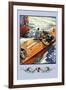 25 Footer-Edward A. Wilson-Framed Art Print